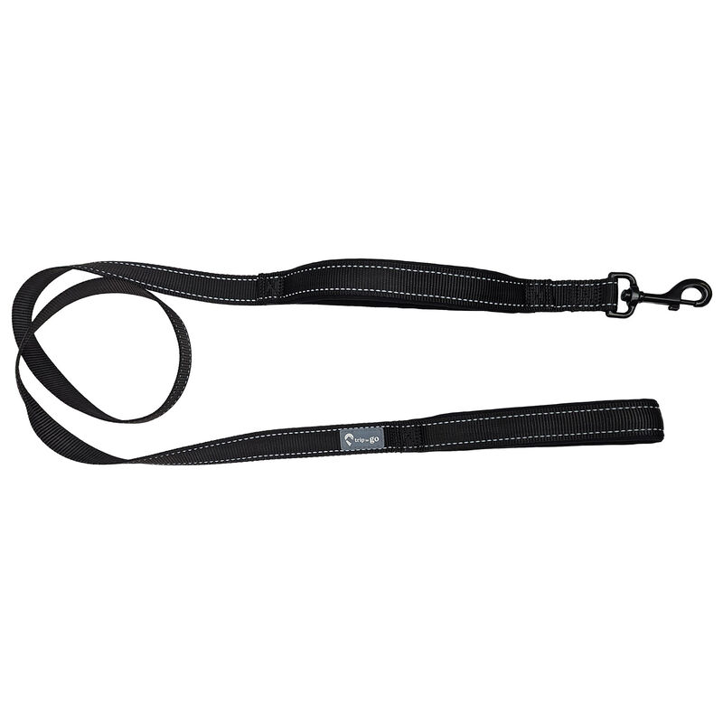 Trip to Go, Dog Leash Double Handle - Black image number null